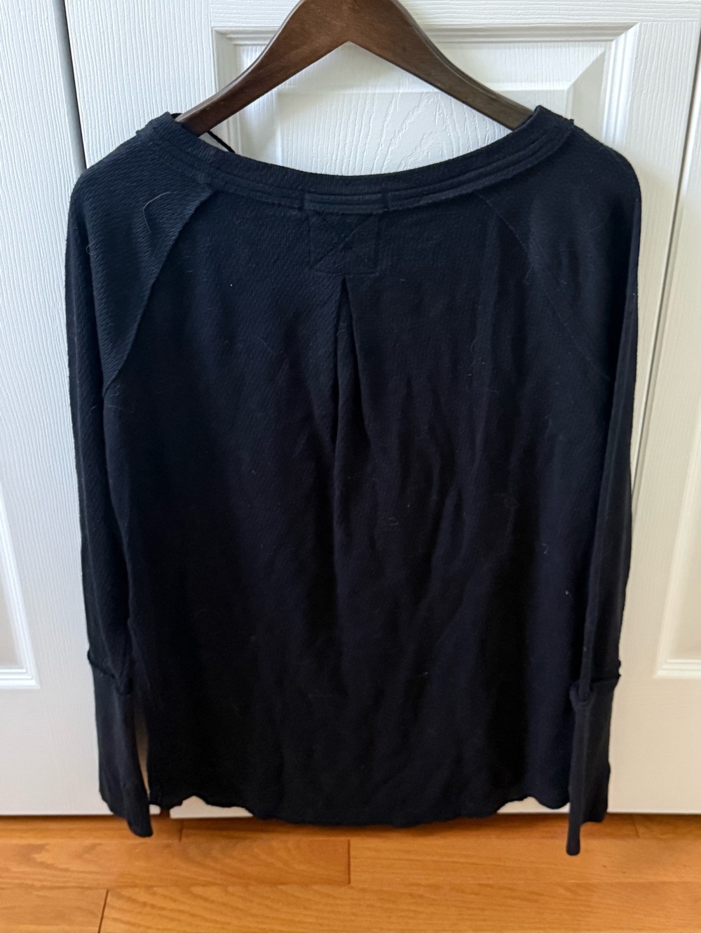 Free People Snowy Thermal Top in Black - Picture 3 of 4